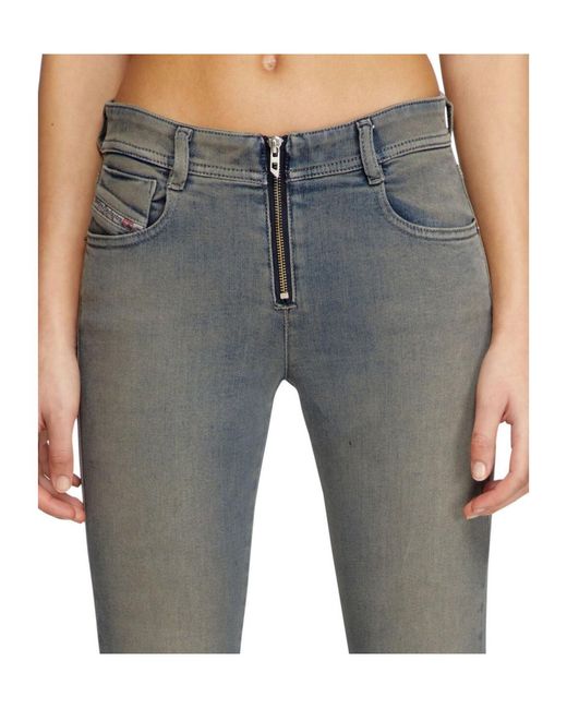 DIESEL Gray 2017 Slandy Jeans