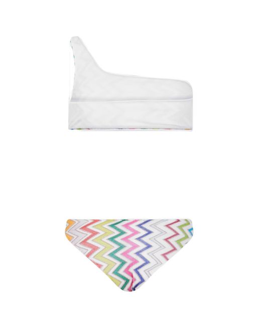 Missoni White Triangle Bikini