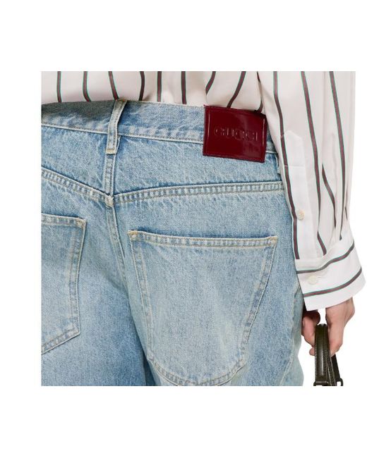 Gucci Blue Denim Jeans