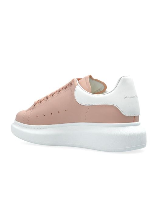 McQueen Pink Oversized Lace-Up Sneakers