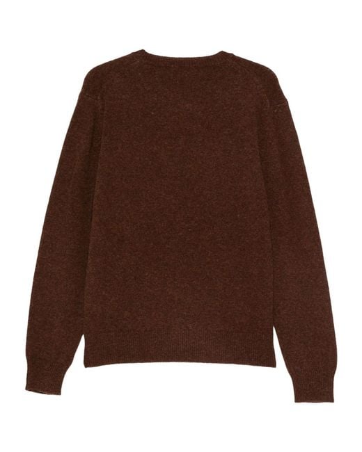 Baracuta Brown Shetland Sweater for men