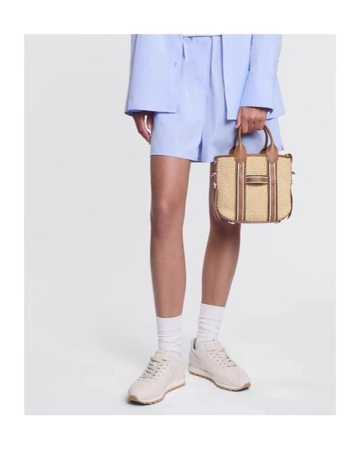 Hogan Natural Script Small Shopping Bag