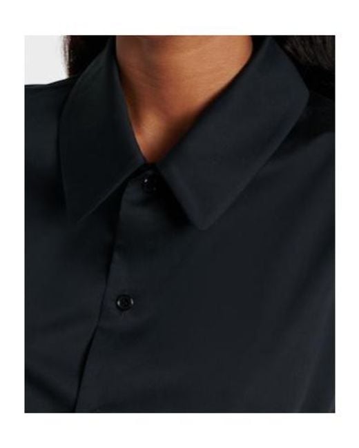 Comme des Garçons Blue Cotton Shirt Dress