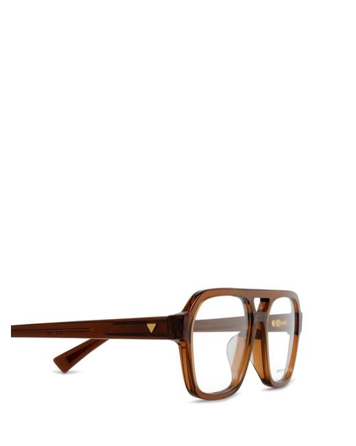 Bottega Veneta Multicolor Eyewear Square Frame Glasses for men