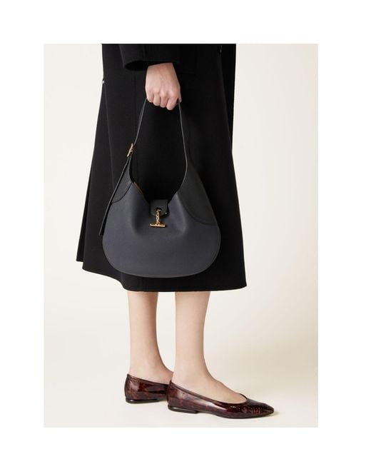 Loro Piana Black Medium Bobbin Bag