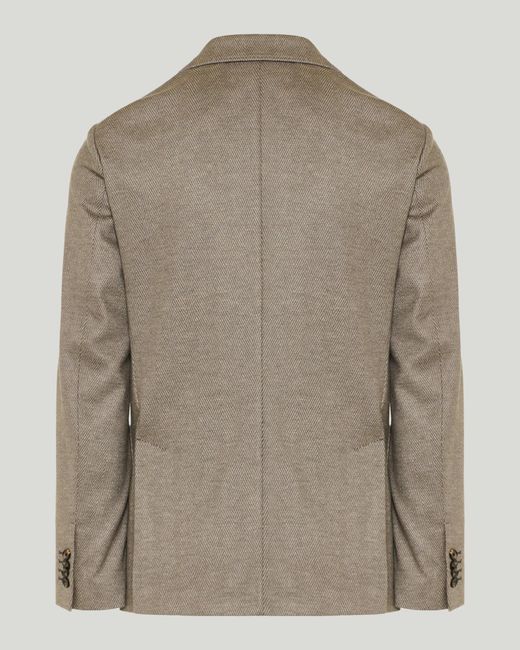 Brioni Brown Buttoned Blazer for men
