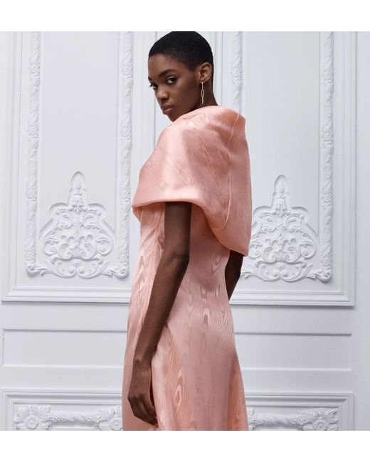 Dior Pink Mid-Length Asymmetrical Dress