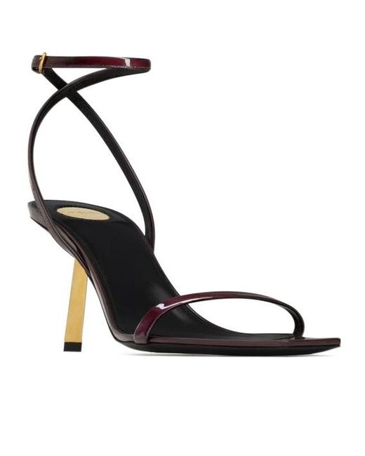 Saint Laurent White Lee Sandals