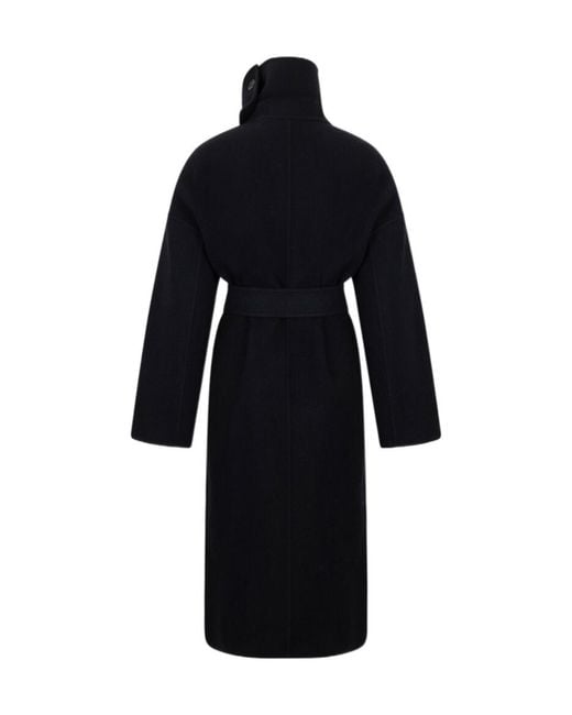 Fabiana Filippi Black Long-Sleeved Coat