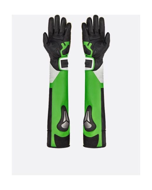 Dior Green The Next Era D-Air Lab Long Gloves
