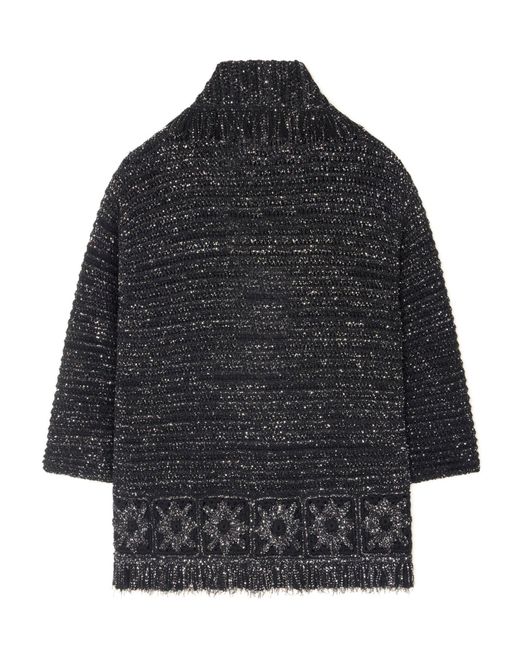 Alanui Gray City Lights Cardigan