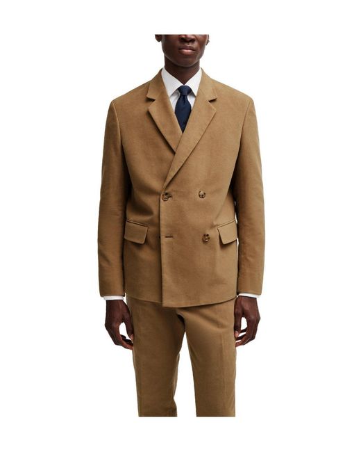 Boss Natural Single-Breasted Blazer for men