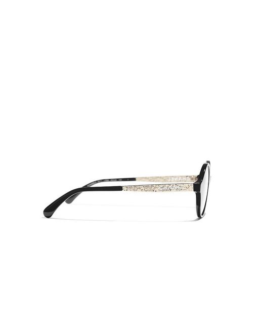 Chanel White Logo Flat Mirror