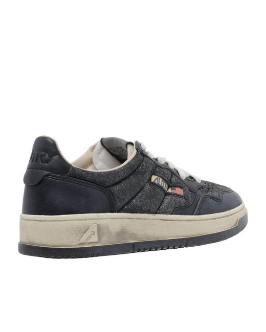 Autry Black Super Vintage Sneakers for men