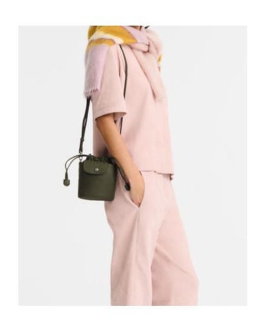 Longchamp Green Le Pliage Xtra Bucket Bag