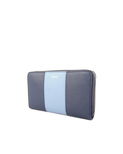 Bally Blue Logo Wallet for men