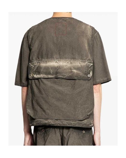 Uma Wang Gray Sleeveless Vest for men