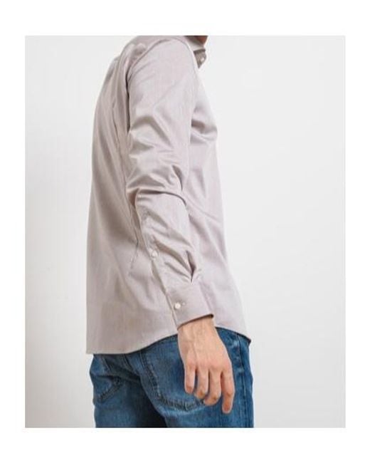 Boss Blue Long-Sleeved Shirt for men