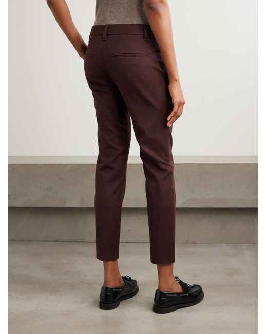 Brunello Cucinelli Purple Belt Loop Casual Pants