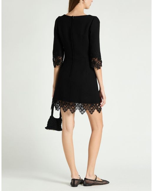 Dolce & Gabbana Black Solid Color Dress