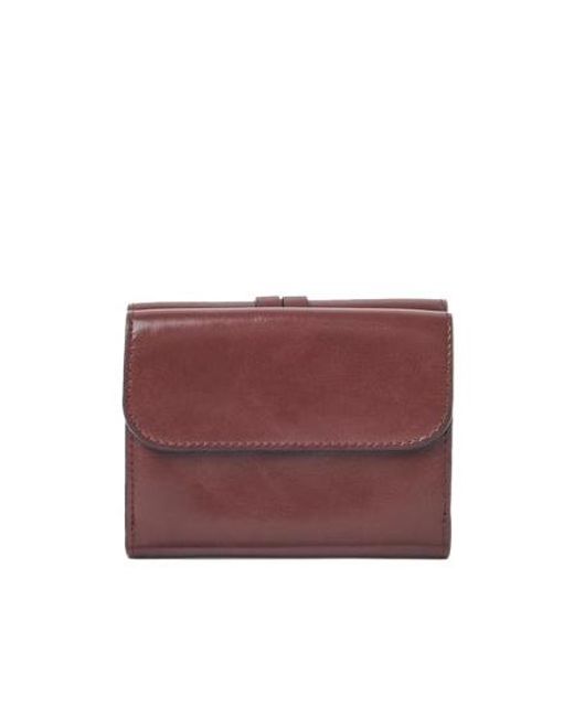 Chloé Purple Small Letter Tri-Fold Wallet