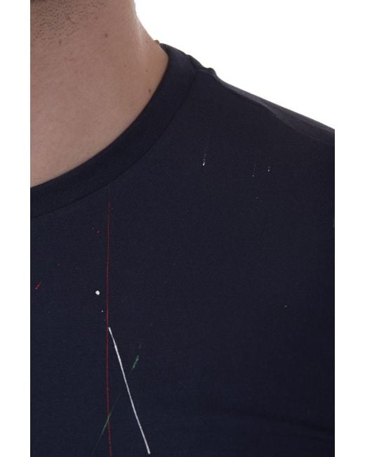 Armani Jeans Blue Logo T-Shirt for men