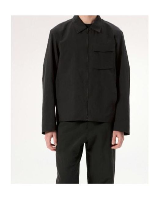 Veilance Black Spere Sl Zip-Up Flap-Pocket Jacket for men