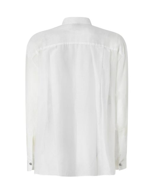 Pinko White Button-Down Shirt