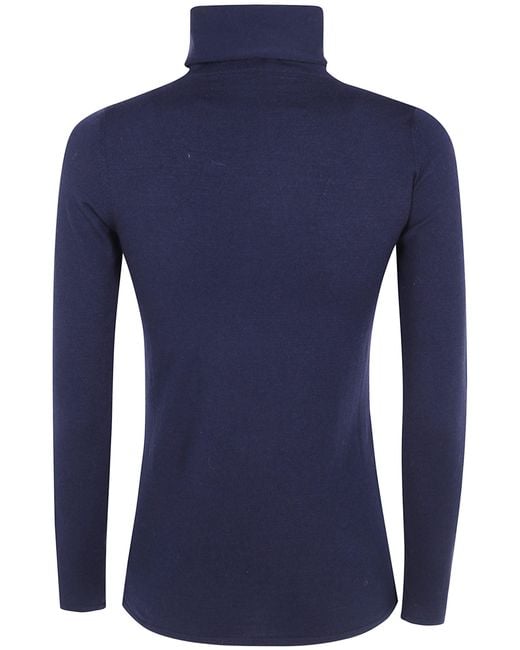 Baserange Blue Long-Sleeved Knitwear