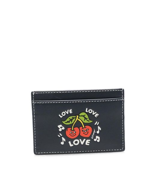 KENZO Red Graphic-Print Card Holder for men