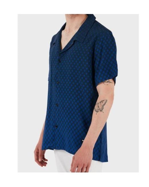 Boss Blue Button Shirt for men