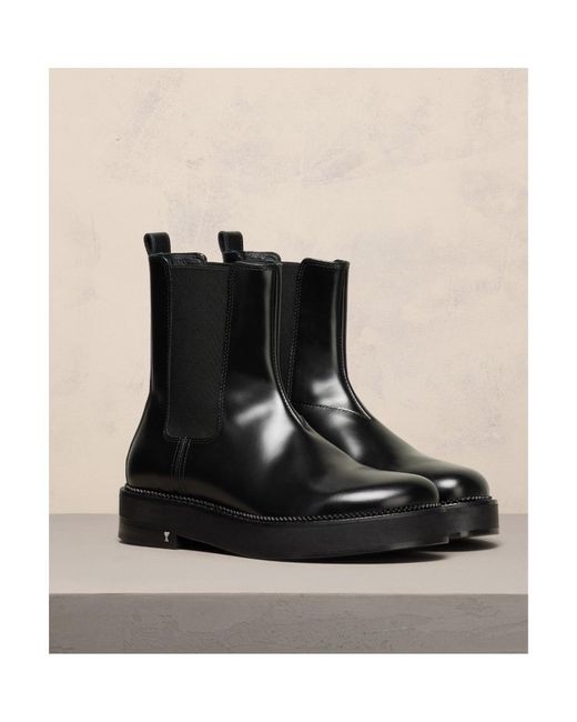 Ami Paris Ami Alexandre Mattiussi Anatomical Toe Chelsea Boots in Black ...