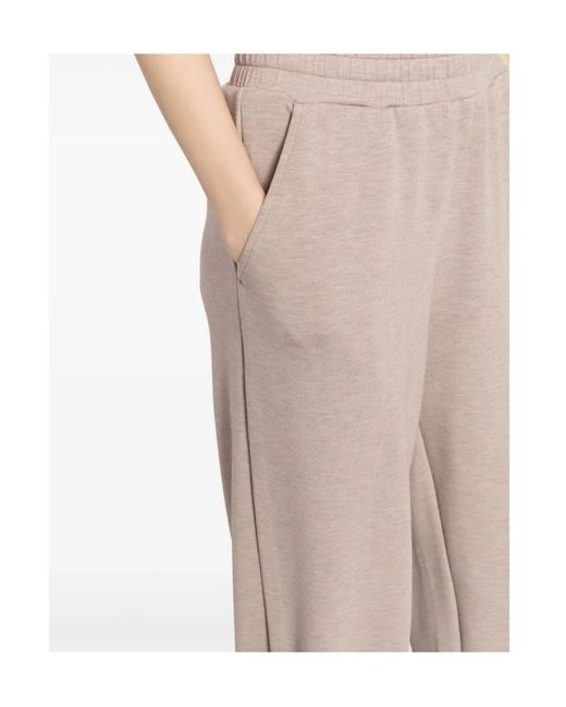 Varley Gray Mélange-Effect Tapered Trousers