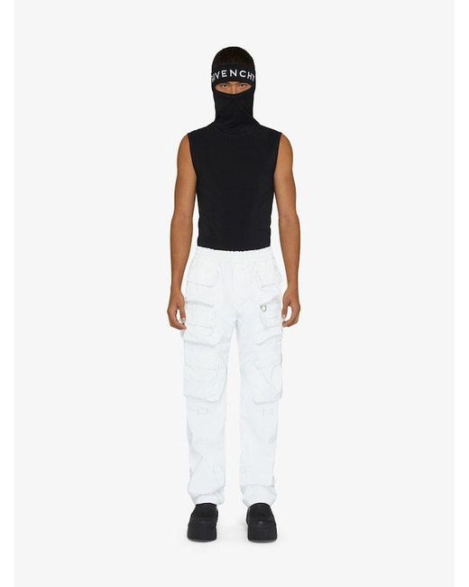 Givenchy Black Sleeveless Balaclava Top for men