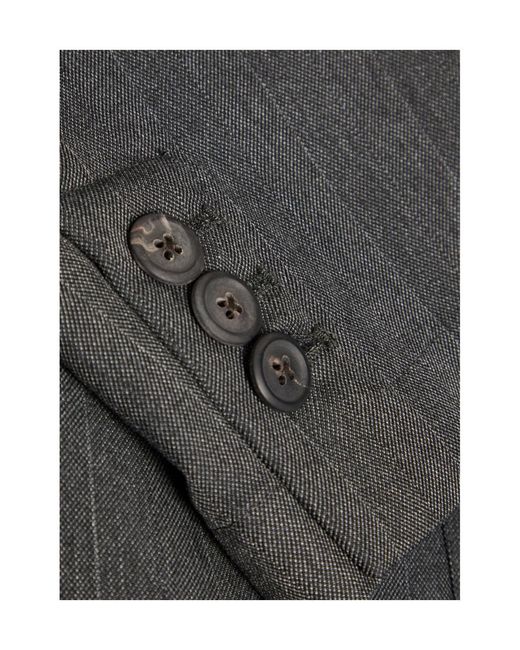Our Legacy Gray Unconstructed Ceremony Pinstriped Woven Blazer for men