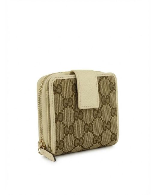 Gucci Green Logo Printed Wallet