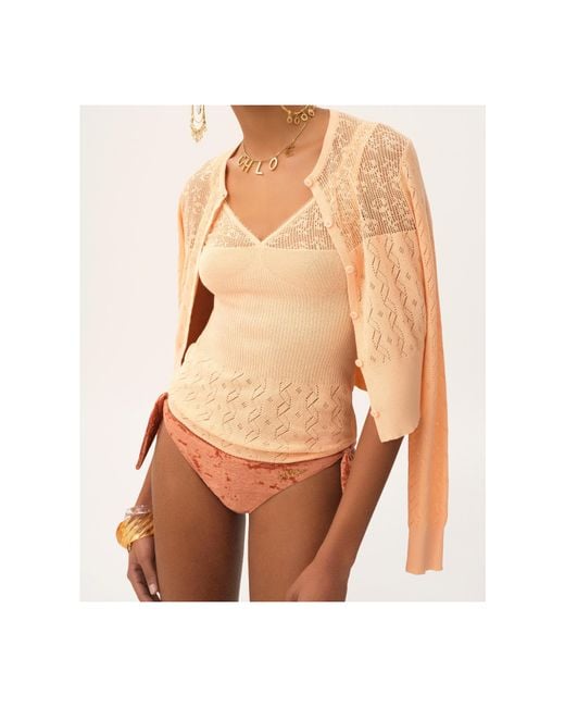 Chloé White Chloé Knitted Cardigan Set
