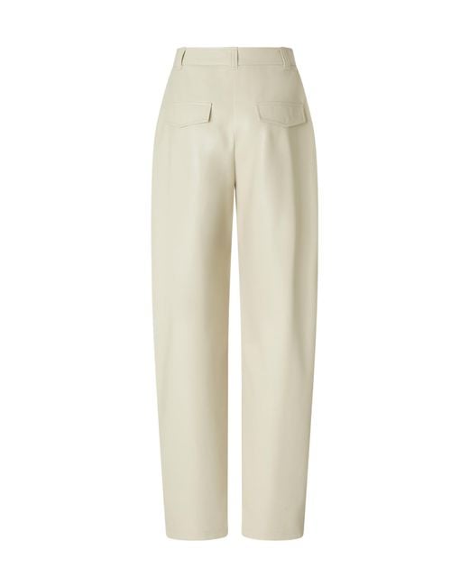 Pinko White Straight-Leg Pants