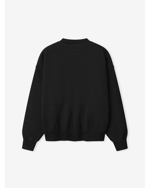 Fear Of God Black Crew Neck Sweatshirt for men