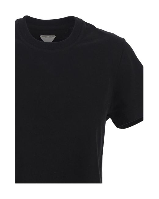 Bottega Veneta Black Short-Sleeved Crewneck T-Shirt