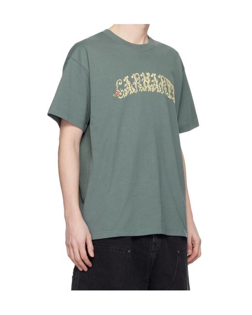 Carhartt Green Monogram T-Shirt for men