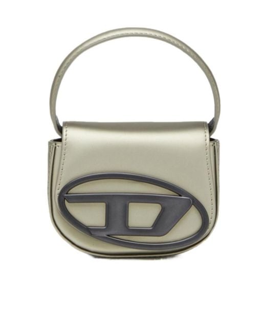 DIESEL Gray 1 Dr-Xs-S Logo-Plaque Mini Bag
