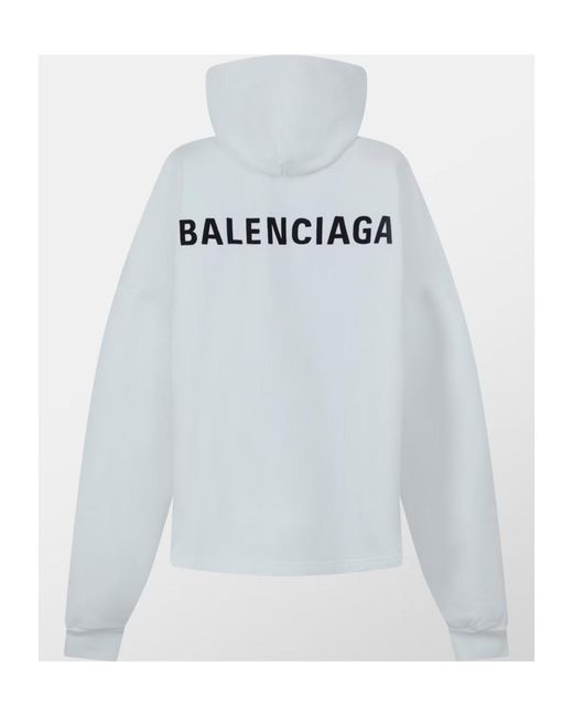 Balenciaga Gray Logo Hoodie