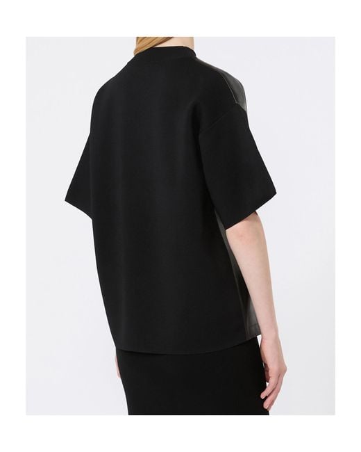 Max Mara Black Studio Segale Short Sleeve T-Shirt