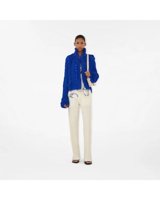 Burberry Blue Bay Thong-Strap Sandals