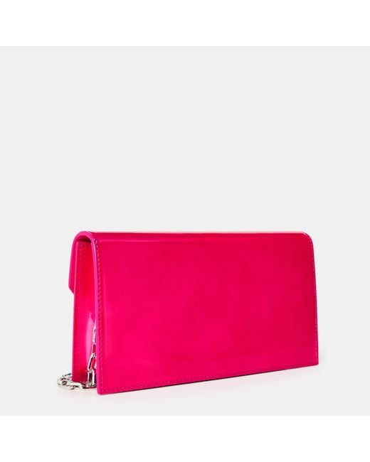 Christian Louboutin Pink Versatile Leather Clutch