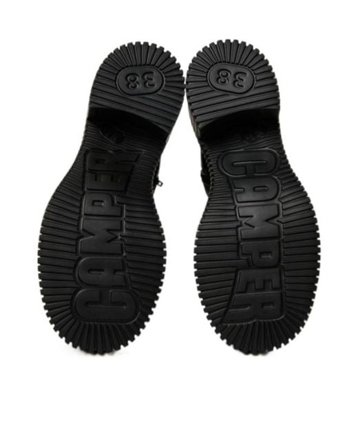 Camper Black 70Mm Pix London Ridged-Sole Boots