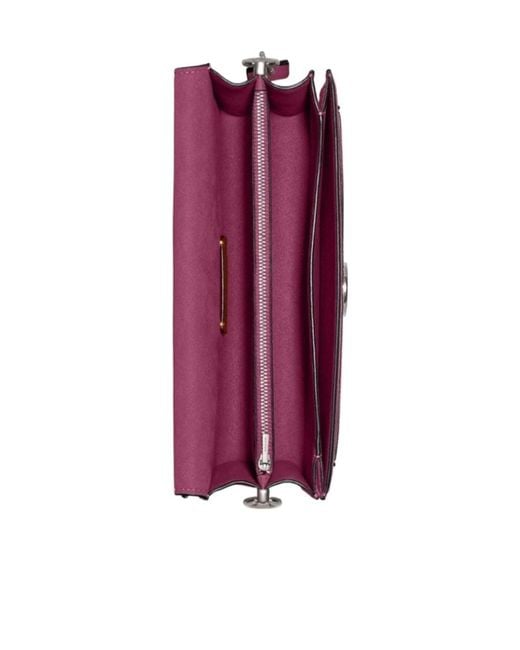 COACH Purple Adjustable Shoulder Strap Single Shoulder Bag