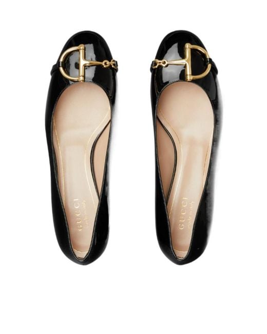Gucci Black Ballet Flat With Half Horsebit