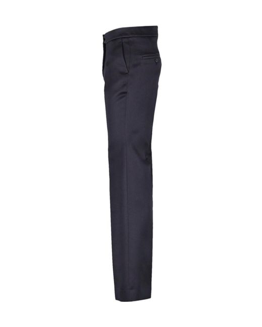 Givenchy Blue Flared-Leg Pants